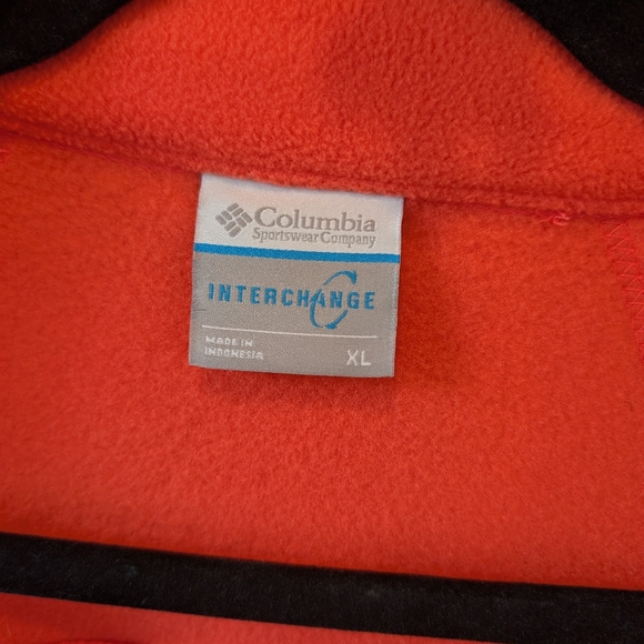 Columbia Vibrant Orange Full-Zip Fleece - Picture 6 of 8